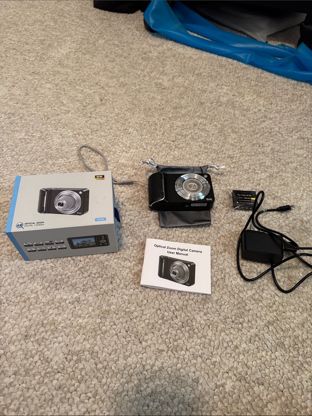 Digital Point-and-Shoot Camera — Black